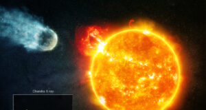 Kızıl cüce yıldızın çevresindeki gezegenin tasviri